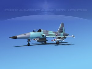 3d f-5 fighter northrop model