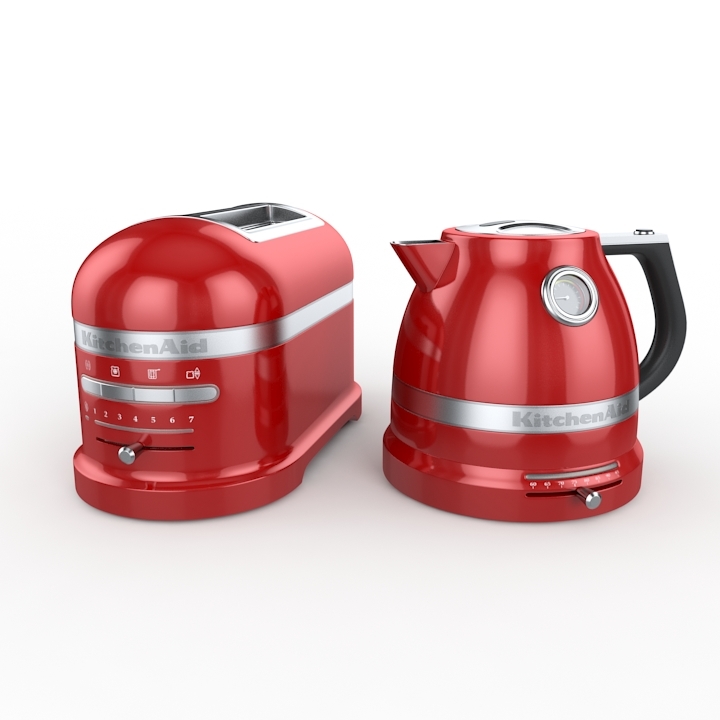 Kitchen Aid Set 3d Model