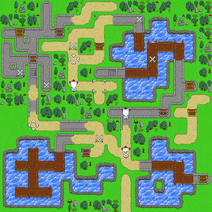 Pixelart map