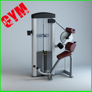 extension gym 3d model