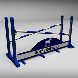 3ds max horse jumping obstacle