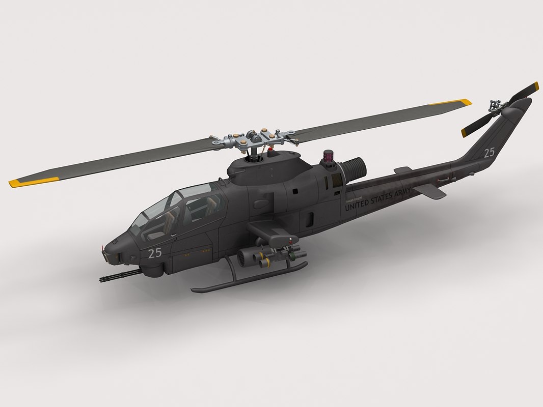 3d model ah-1f cobra