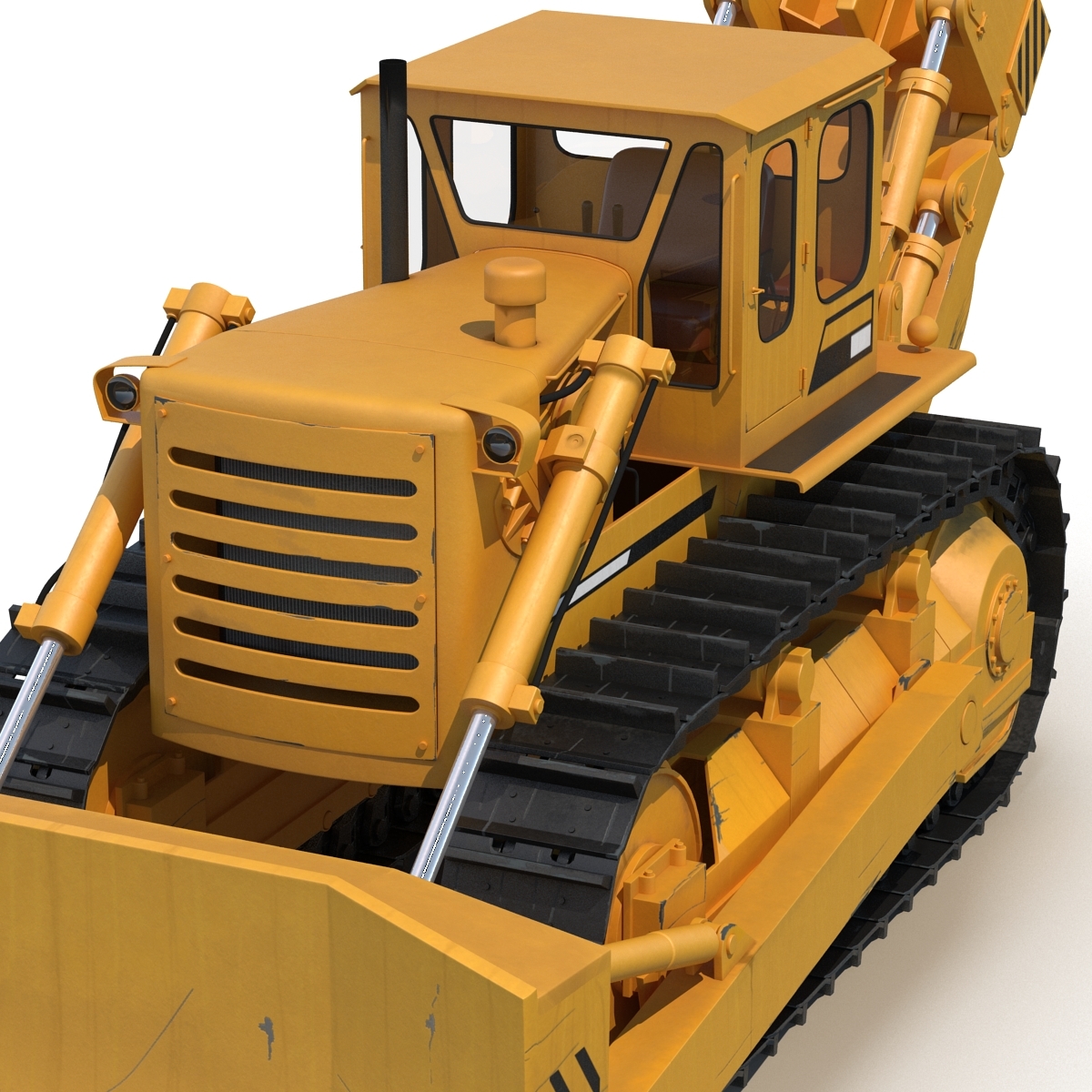 3d model bulldozer dozer