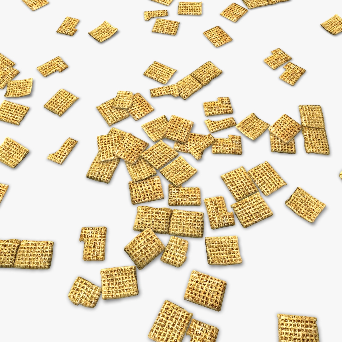 pieces cereal 3d model