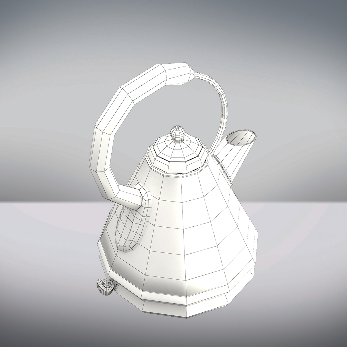 水壶概念3d模型