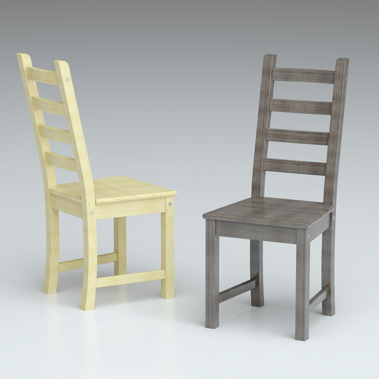 3d Realsize Kaustby Chair Ikea Model