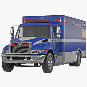 3d international durastar ambulance 3