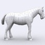 12 domestic animals horse 3ds