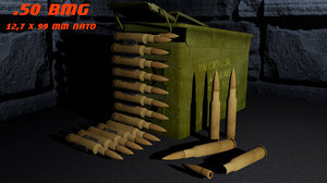 50 bmg ammunition box fbx
