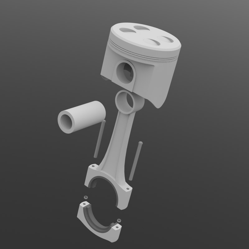 piston 3d obj