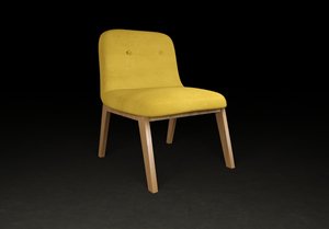 free chair modern minimal 3d model