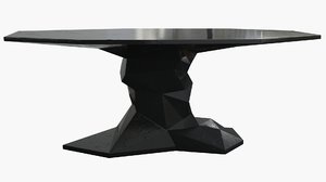 boca lobo table 3d max