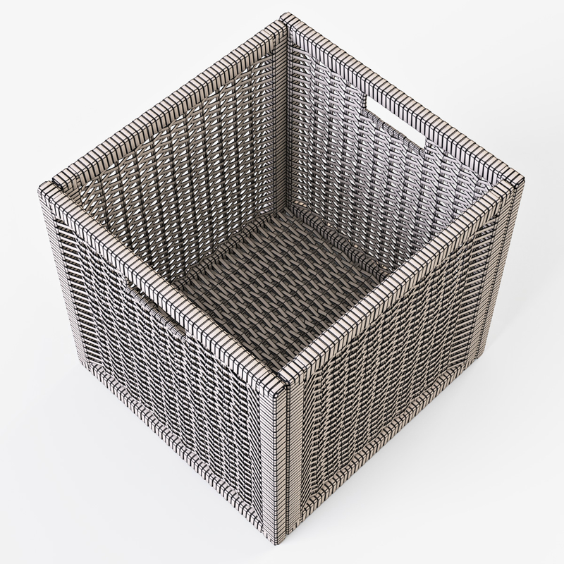 Rattan Basket Ikea Branas（白色）3D模型 TurboSquid 916938