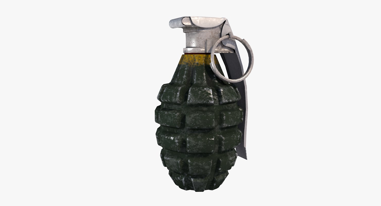 Mk Ii Hand Grenade 3d Obj 1221