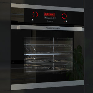 3dsmax kuppersbusch eeb6360 black oven