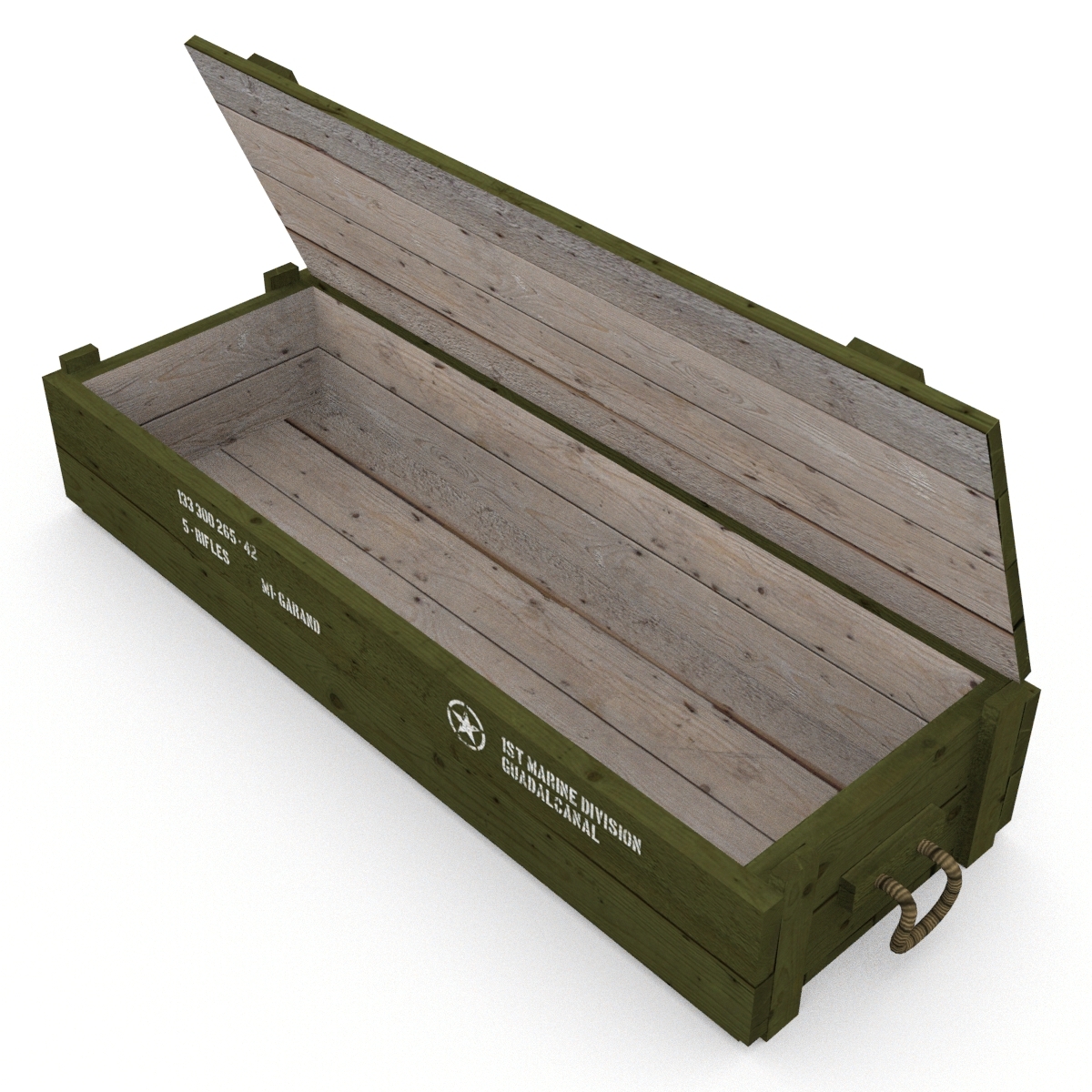 army crate 3d 3ds