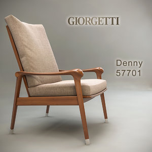 3d model of giorgetti denny 57701
