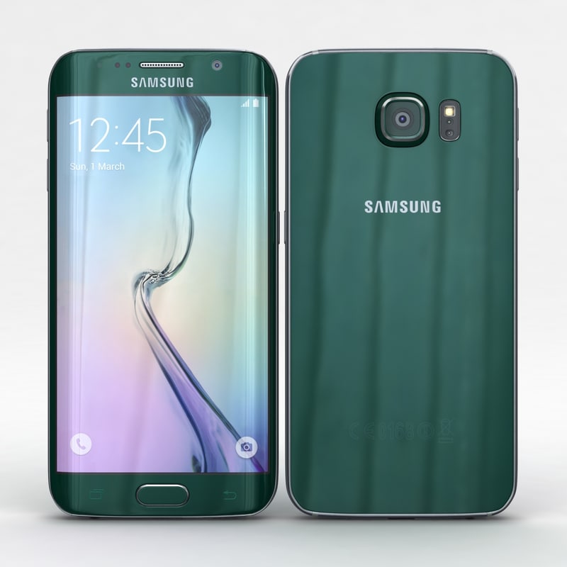 3d Model Samsung Galaxy S6 Edge 6442