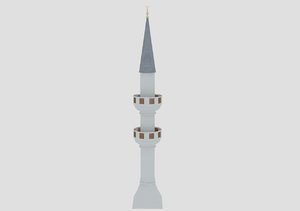 mosque minaret 3d max