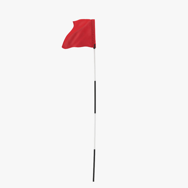 golf flag 3 3d model