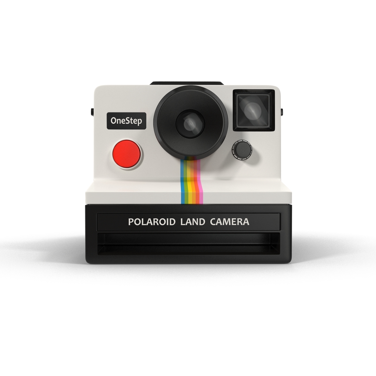 3d model polaroid film camera