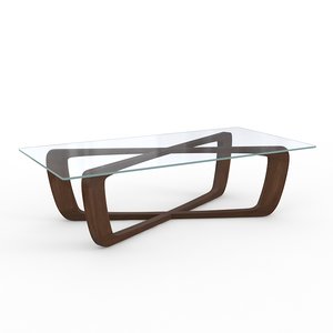 3d model kustom coffe table bark