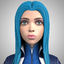 action girl character expressions 3d max