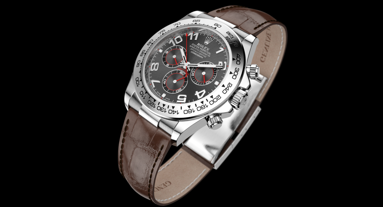3ds max rolex daytona grey dial