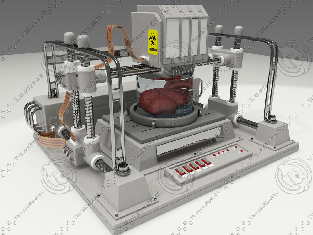 Human Anatomy Bioprinter Bio 3d Model