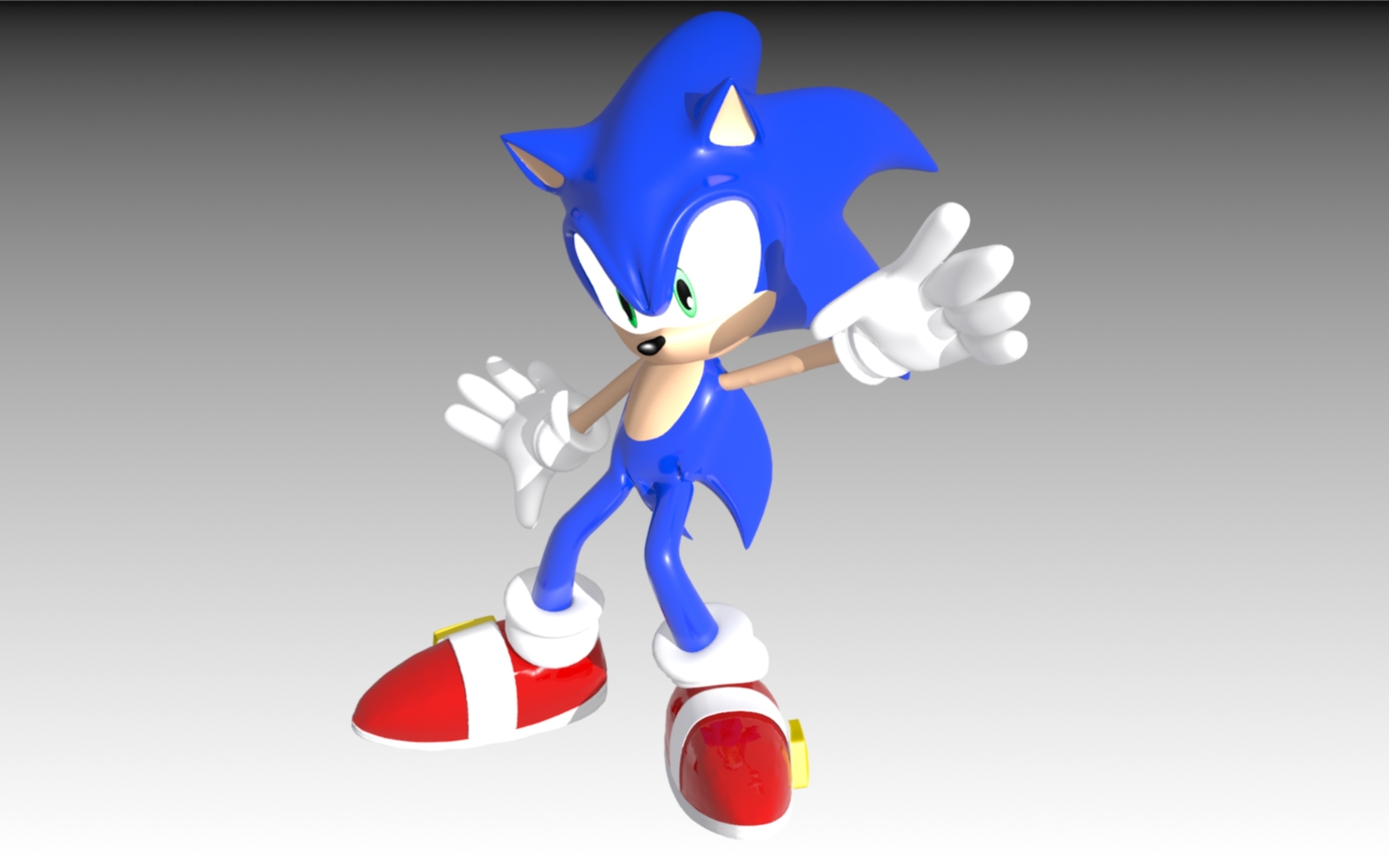 3d model sonic rigging