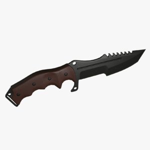 3d survival knife gen model