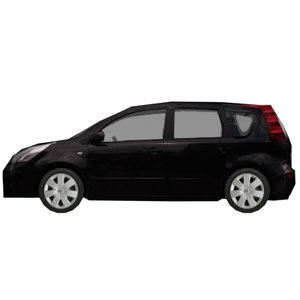 nissan note 3d max