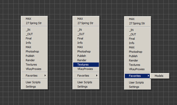 Scripts MaxScript favorite favorites quick