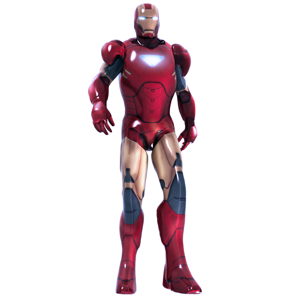 3ds Max Rigged Iron Man