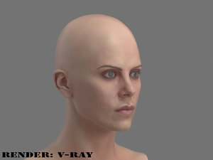 max realistic female head