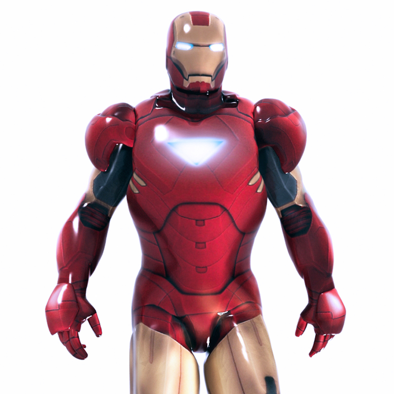 3d model iron man