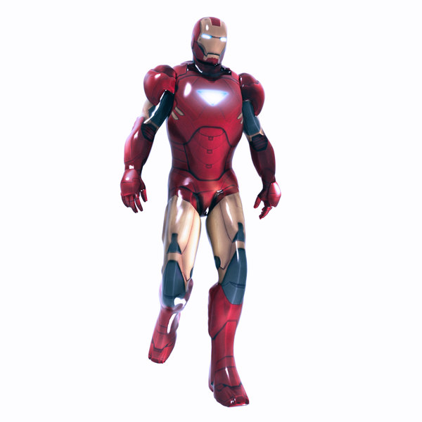 3d model iron man