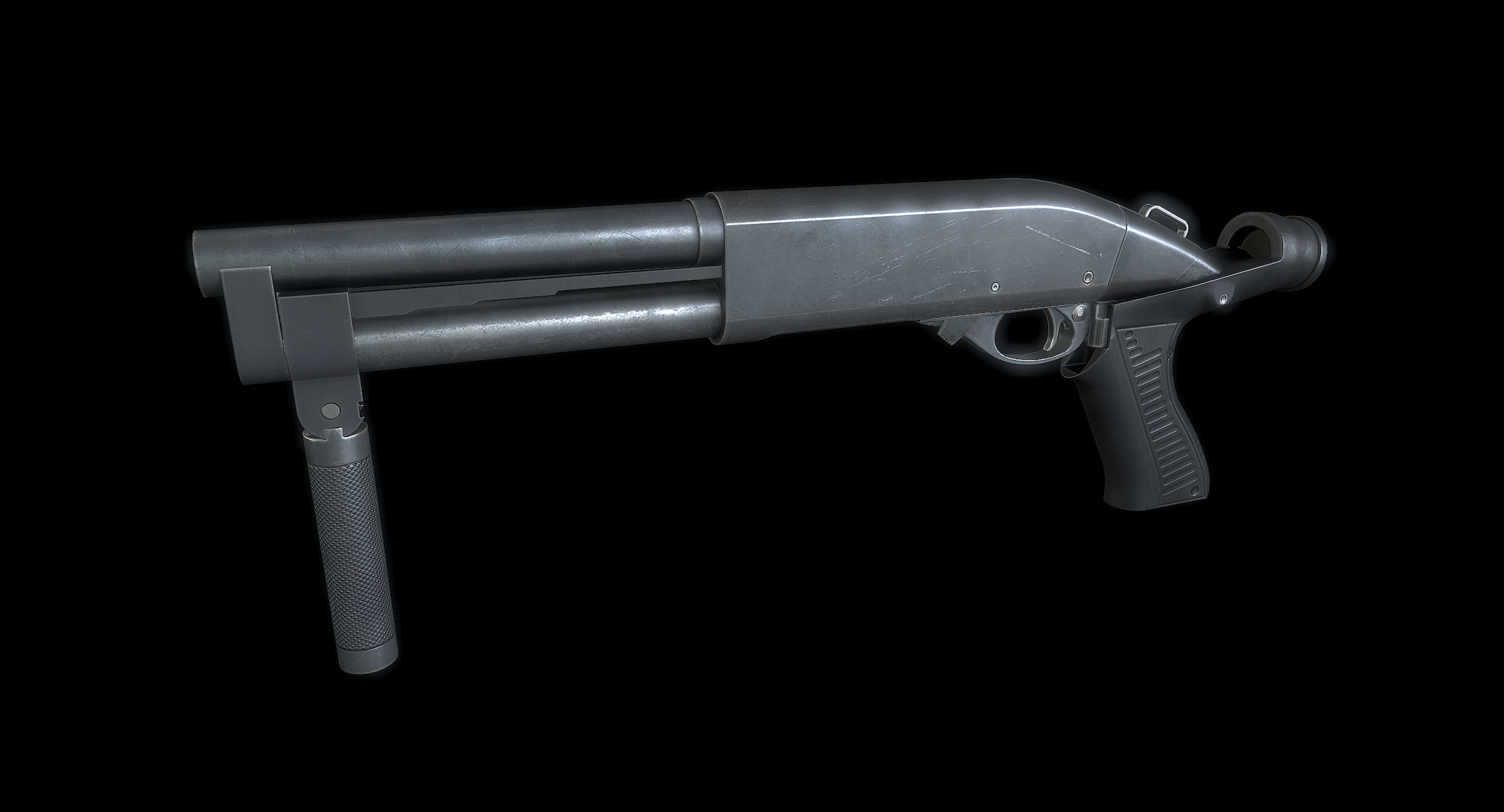 3d model super shorty shotgun