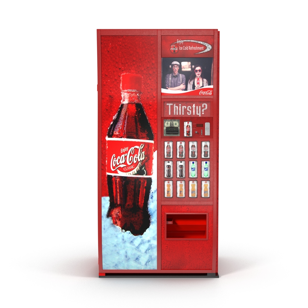coca cola vending machine max