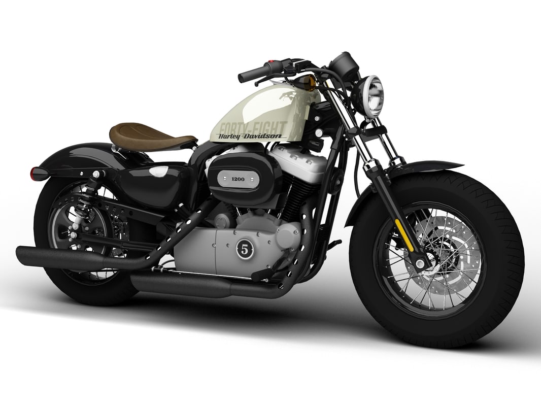 Harley Davidson Xl1200 Sportster Forty Eight 3d Obj