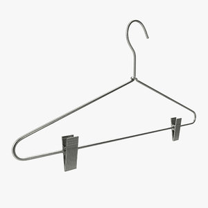 clothes hanger 2 3d model