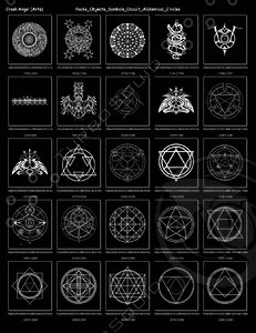 Objects_Symbols_Occult_Alchemical_Circles