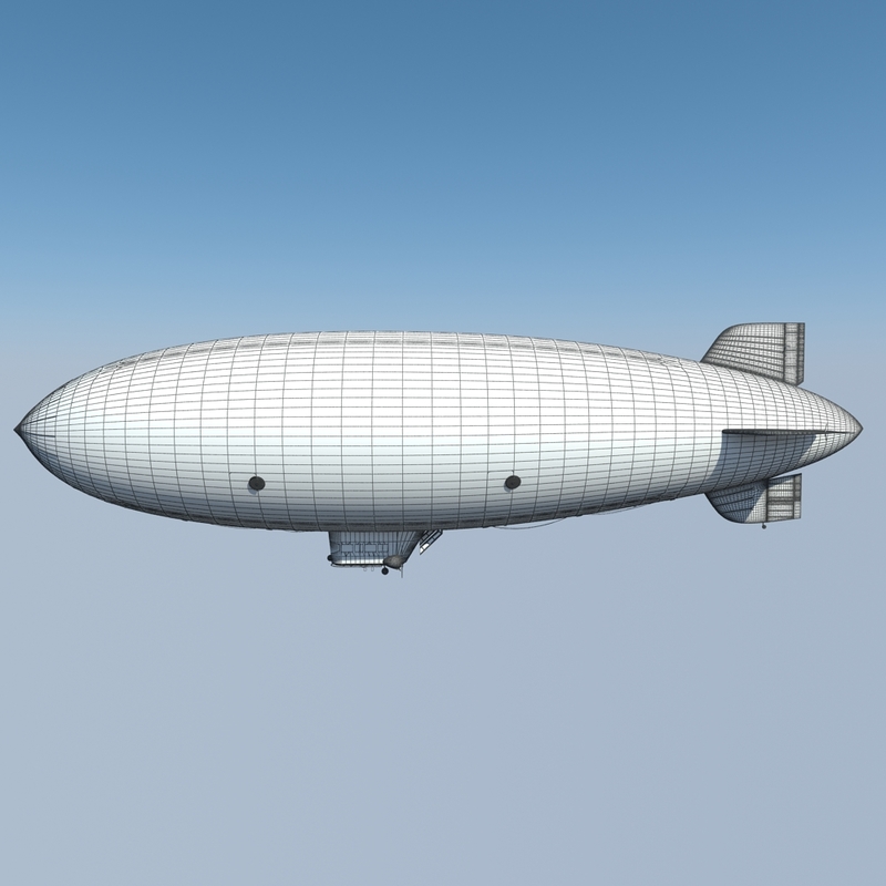 3d max good year blimp