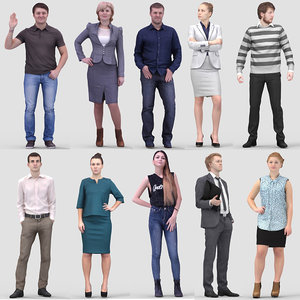 3ds max realistic humans