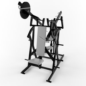 gym equipment 3d max
