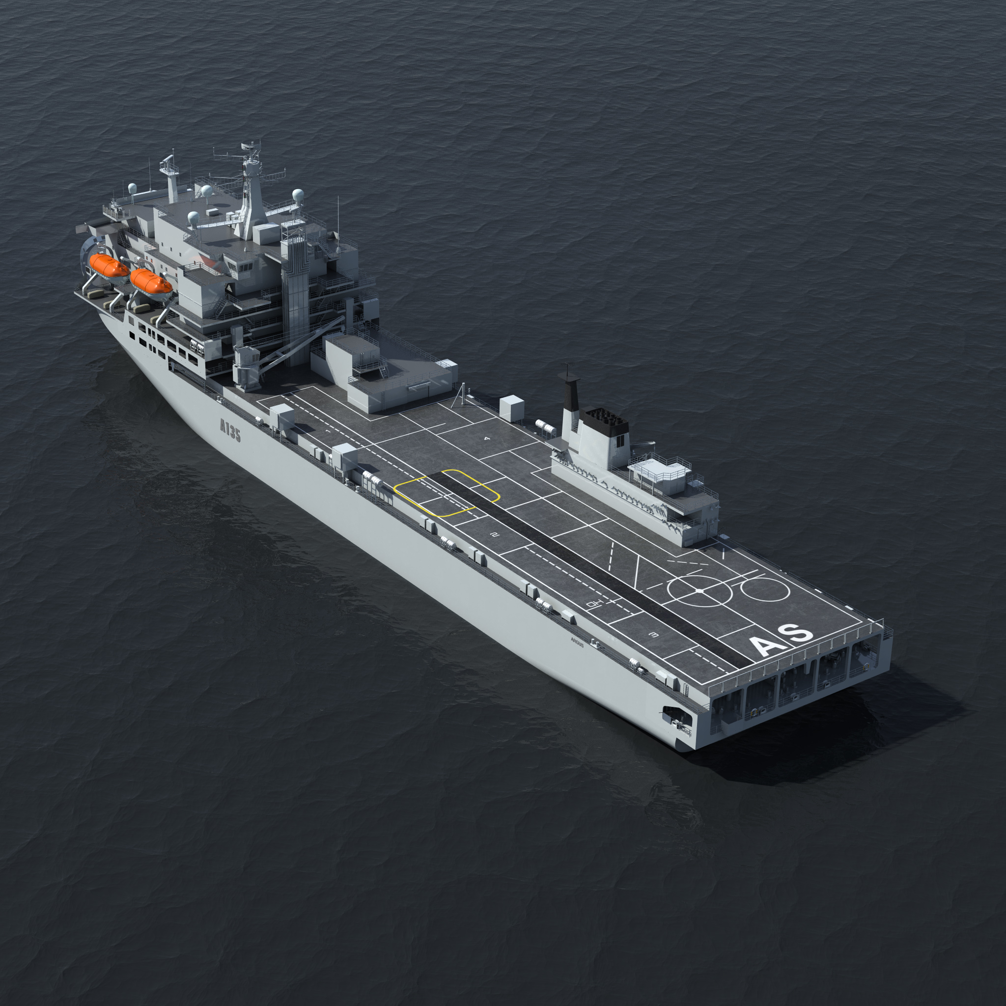 rfa argus ship 3d obj