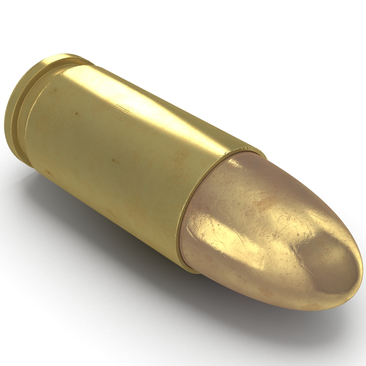 3d 9mm Cartridge Model