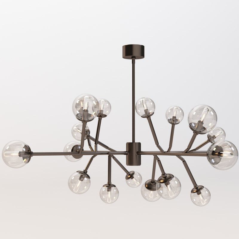3d model of dallas chandelier