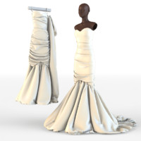 Wedding Dress 3D Models for Download | TurboSquid