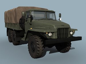 3d ural-375d truck